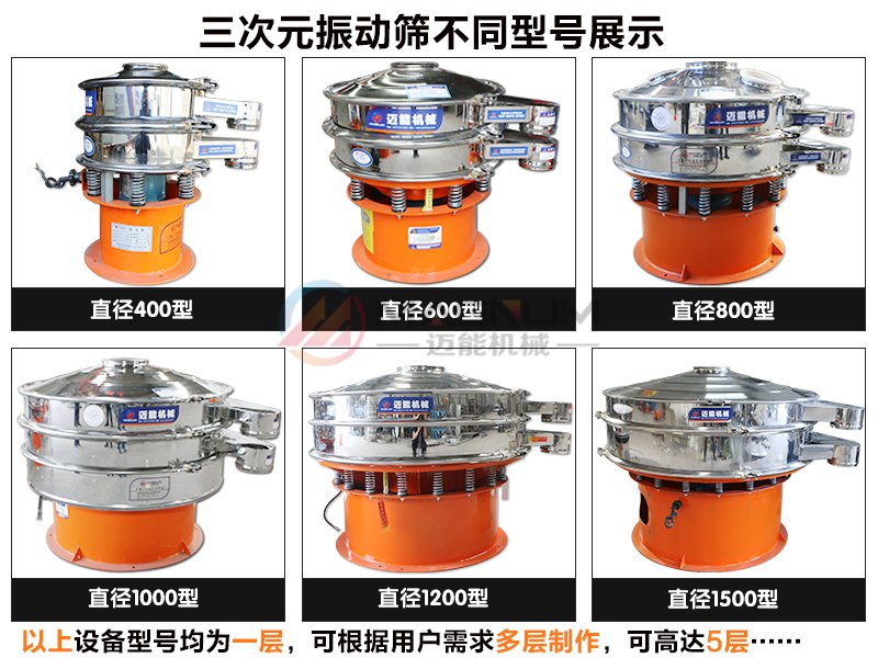大豆蛋白粉振動(dòng)篩不同型號(hào)